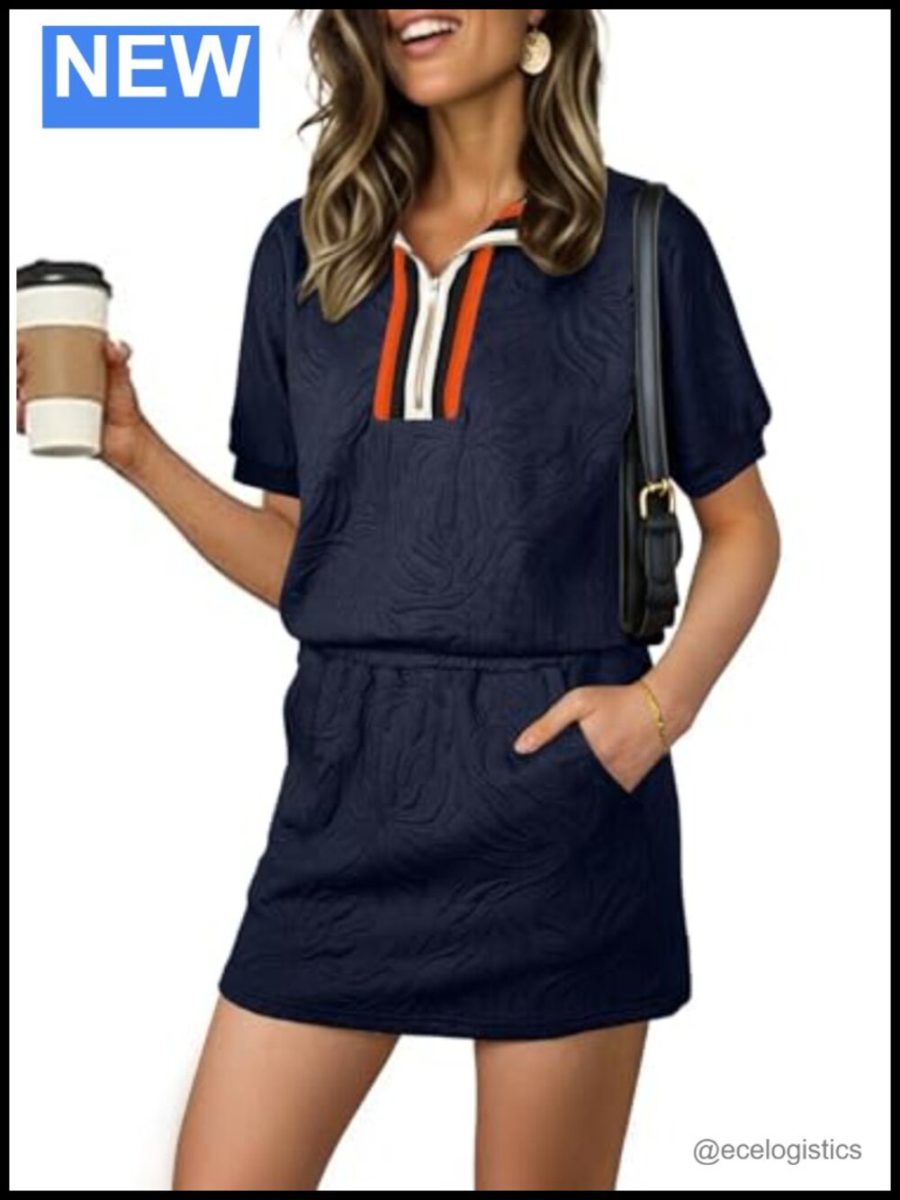 Women's 2 Piece Skirt Set Half Zip Top Knit Lounge Outfit